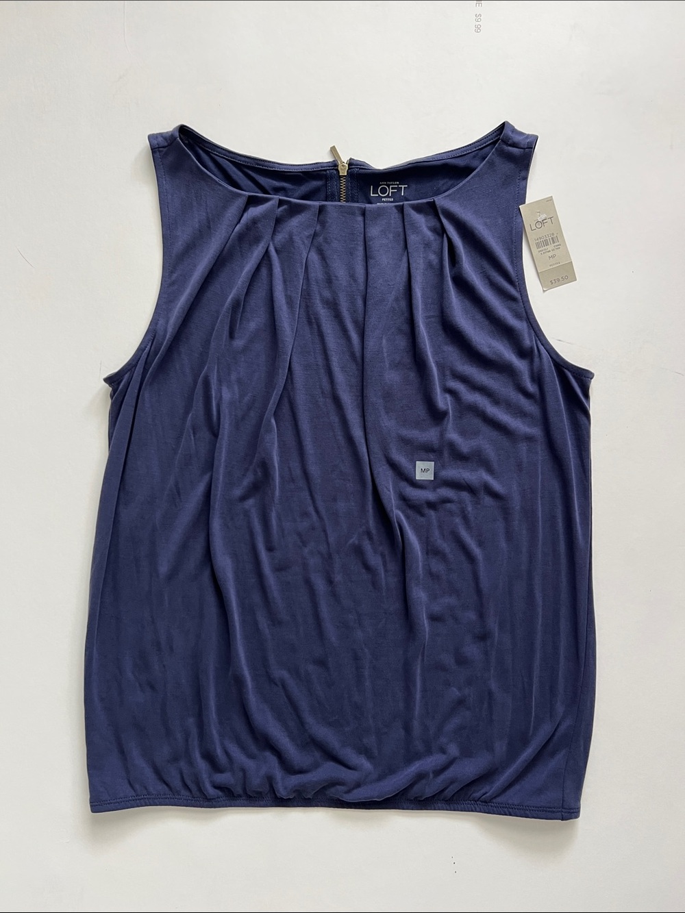 LOFT Pleated Sleeveless Camisole